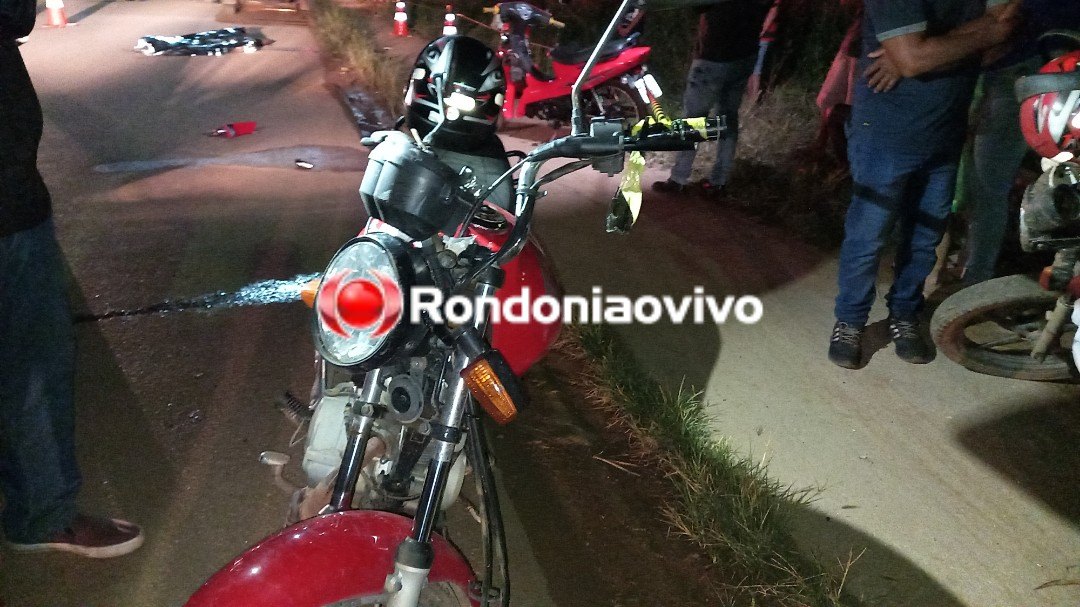 BATIDA FRONTAL: Homem morre após grave acidente entre motocicletas