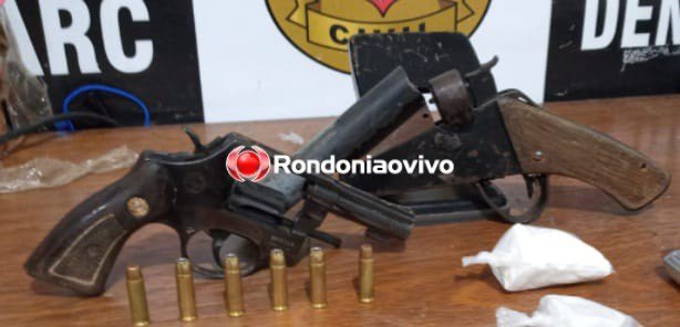 TRÁFICO EM FAMÍLIA: Tio e sobrinho são presos com drogas e armas pelo Denarc