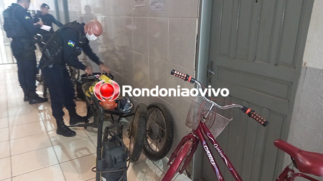 VÍDEO: Polícia encontra três motos roubadas e prende comerciante