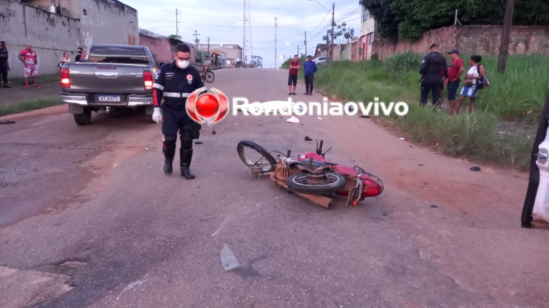 NA 7 DE SETEMBRO: Vídeo mostra momento em que motociclista morre ao colidir com Hilux