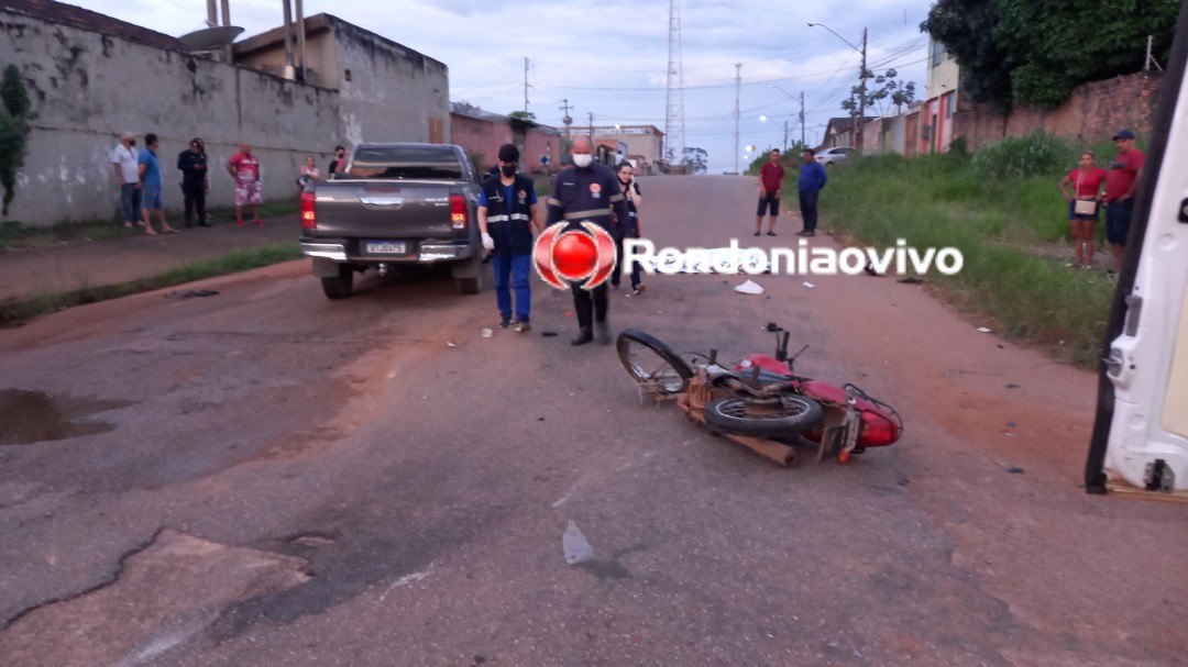 NA 7 DE SETEMBRO: Vídeo mostra momento em que motociclista morre ao colidir com Hilux