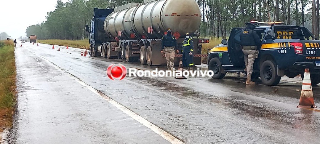 TRÁGICO: Motorista morre após colisão com carreta na BR-364