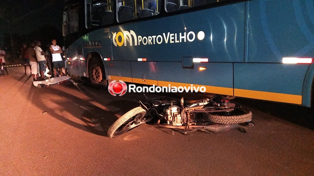 VÍDEO: Haitiano em motocicleta morre após ser atropelado por ônibus