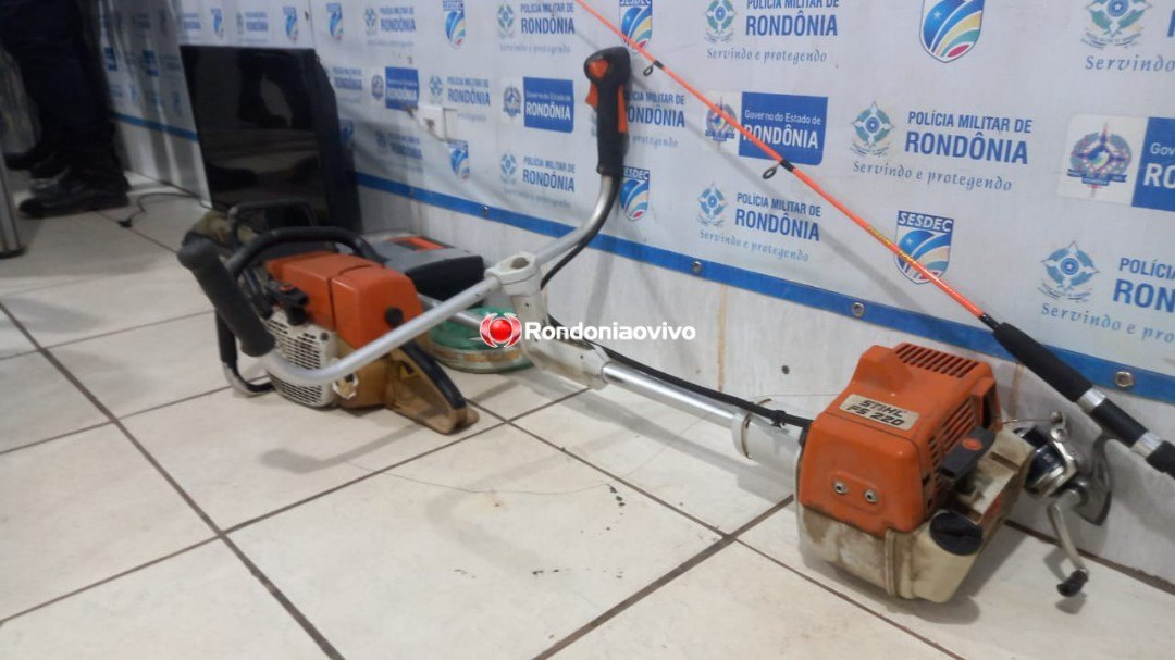 RÁPIDO CERCO: Ladrões acusados de roubo em chácara são presos após ação da PM
