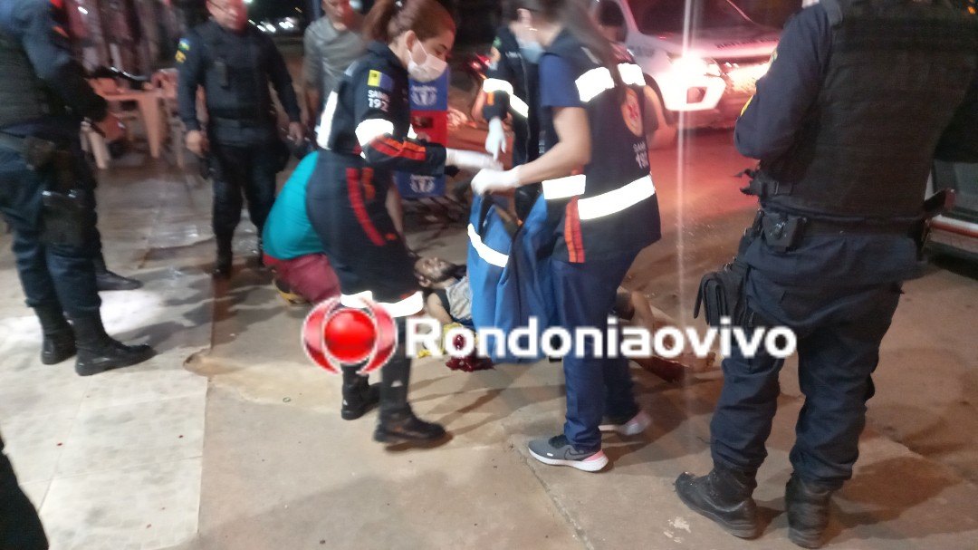 VÍDEO: Homem fica em estado grave ao ser atacado a golpes de facão