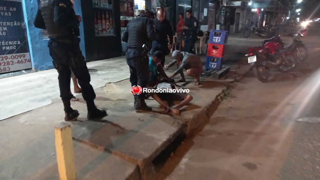 VÍDEO: Homem fica em estado grave ao ser atacado a golpes de facão