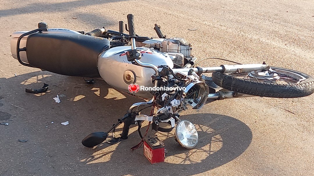 VÍDEO: Motociclista tem perna dilacerada em acidente com motorista bêbado