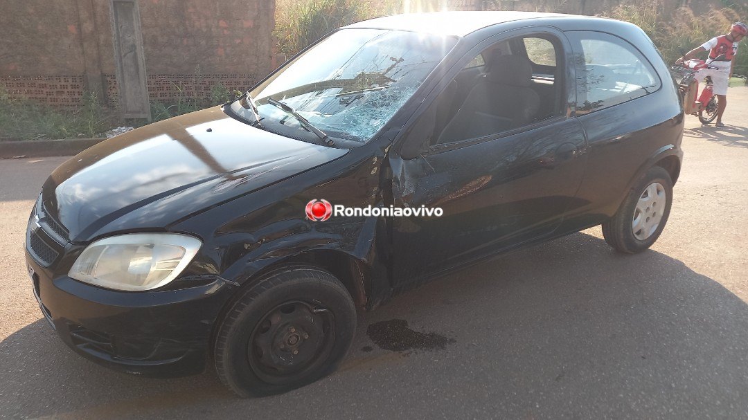 VÍDEO: Motociclista tem perna dilacerada em acidente com motorista bêbado