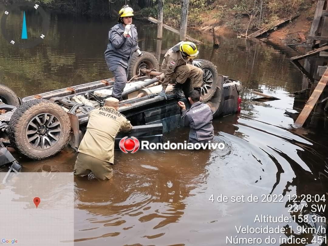 FATAL: Empresário de Rondônia morre após veículo cair de ponte no Amazonas 