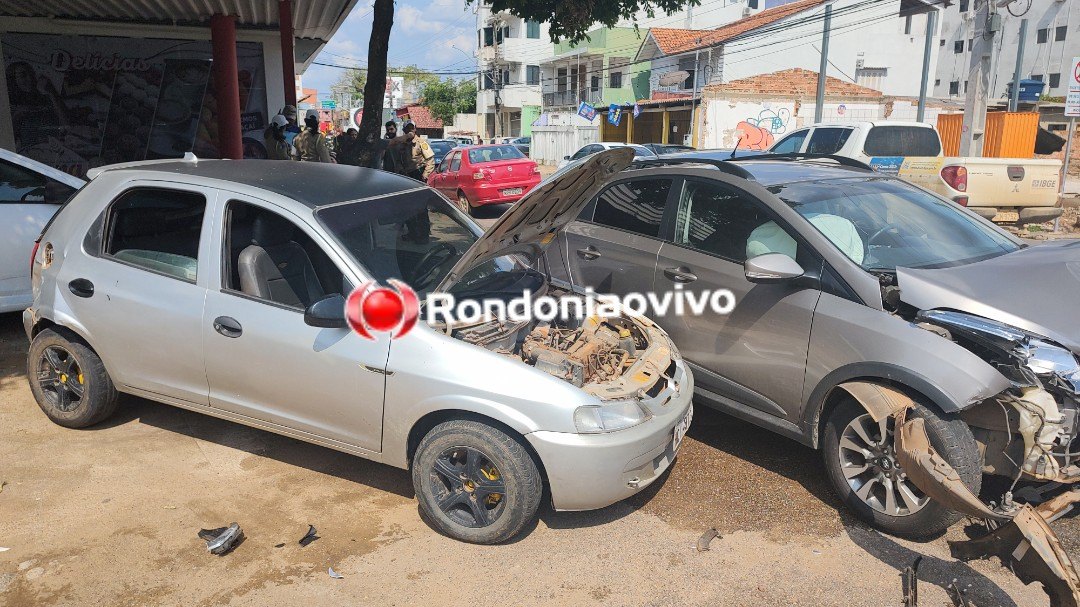 VÍDEO: Colisão entre carros na Dom Pedro II deixa mulher lesionada