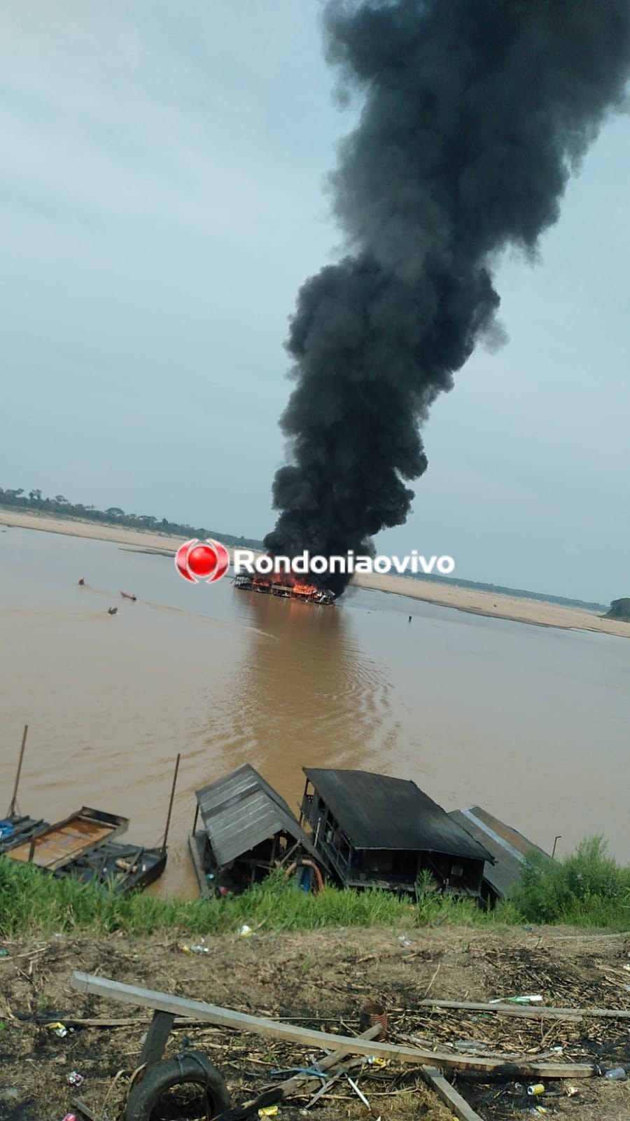 PRESIDENTE DA ALE: Alex Redano repudia queima de dragas no rio Madeira, em ação da PF e IBAMA