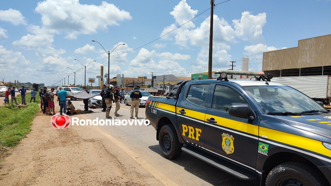 VÍDEO: Mulher é atropelada na faixa de pedestre na BR -364