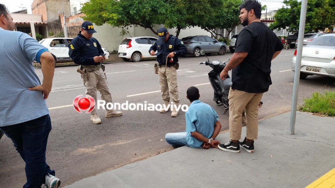 ESQUECEU: Policial civil prende homem que furtou moto após mulher deixar chave no veículo