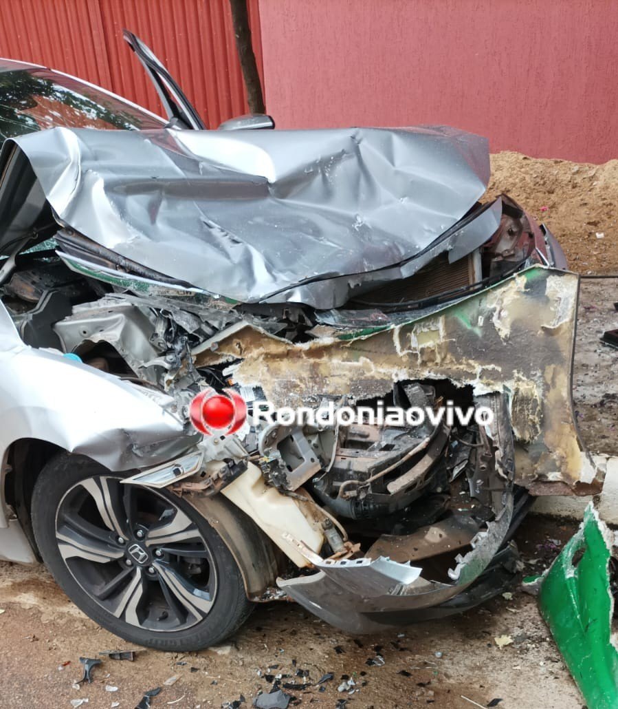 FRONTAL Motorista invade contramão e bate de frente com ônibus do IFRO