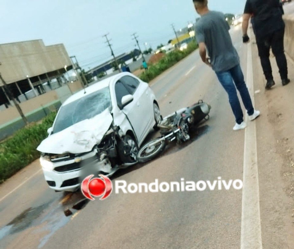 ATROPELADO: Motociclista tem perna amputada em grave acidente na BR-364 