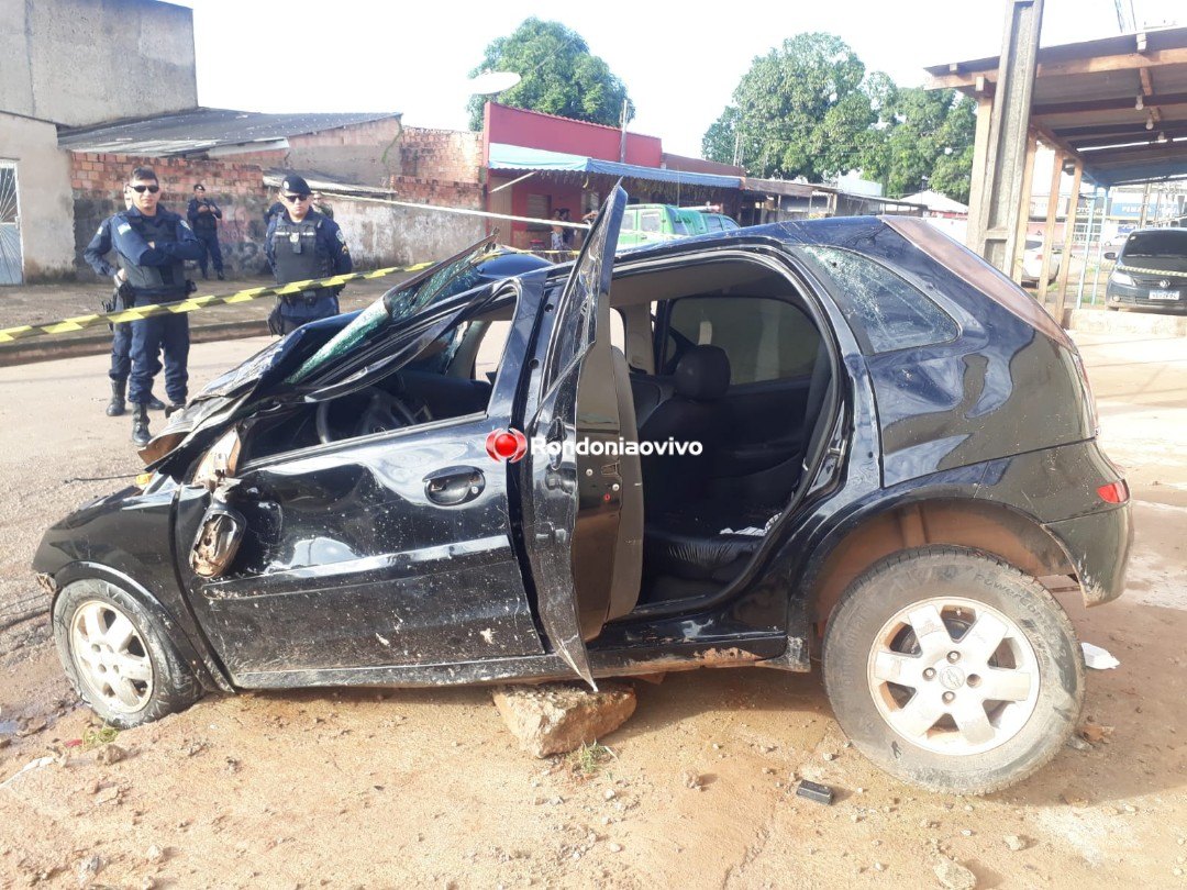 FORTE COLISÃO: Vídeo mostra acidente que matou tenente da Polícia Militar em Porto Velho