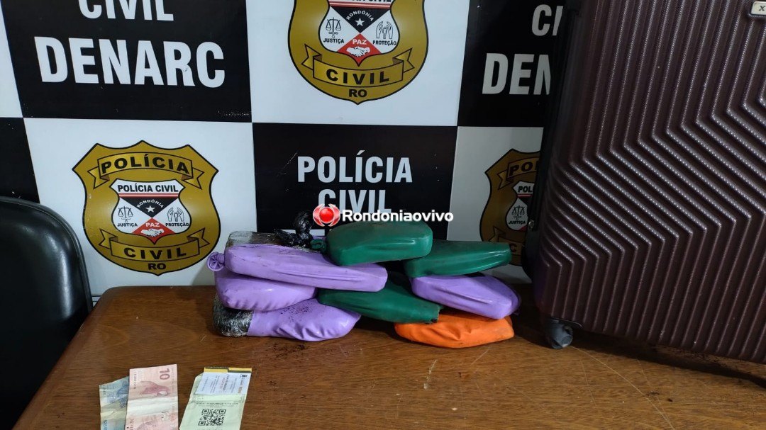 NO HOTEL: Acreana é presa pelo Denarc com 10 quilos de cocaína na capital 