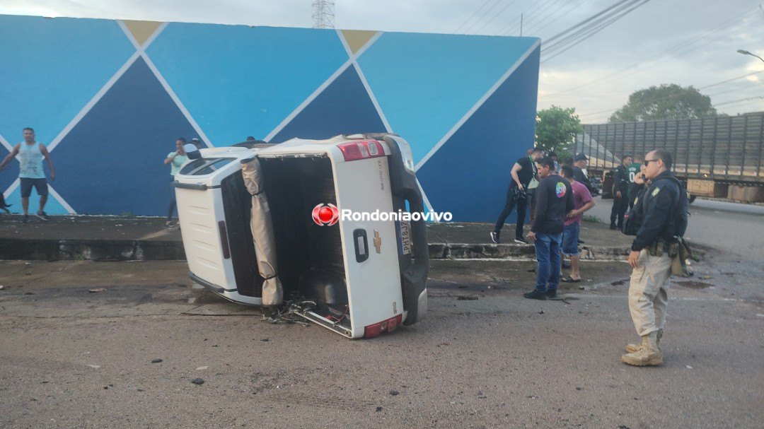 S10 ROUBADA: Vídeo mostra criminoso causando grave acidente durante perseguição policial