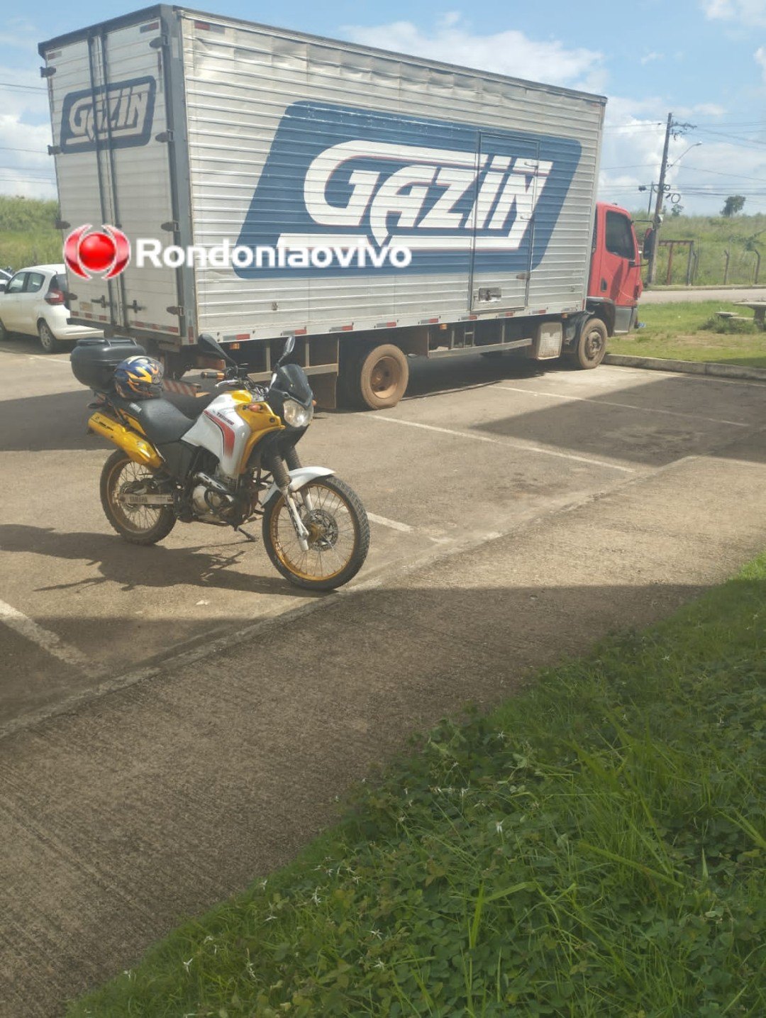 URGENTE: Caminhão da Gazin lotado de mercadorias é roubado em condomínio 