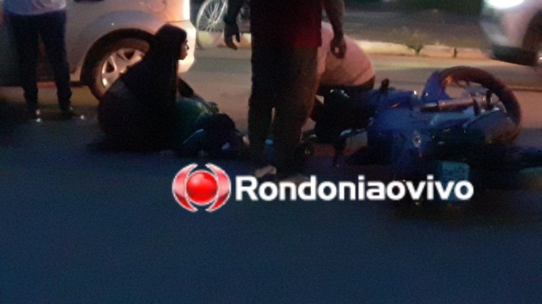 RUA DA BEIRA: Mulher quebra a perna após ser atropelada por motorista de aplicativo 