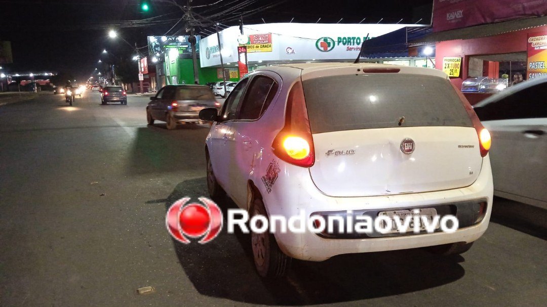 COLISÃO: Ônibus arrasta carro em acidente na frente da UPA na zona Leste 