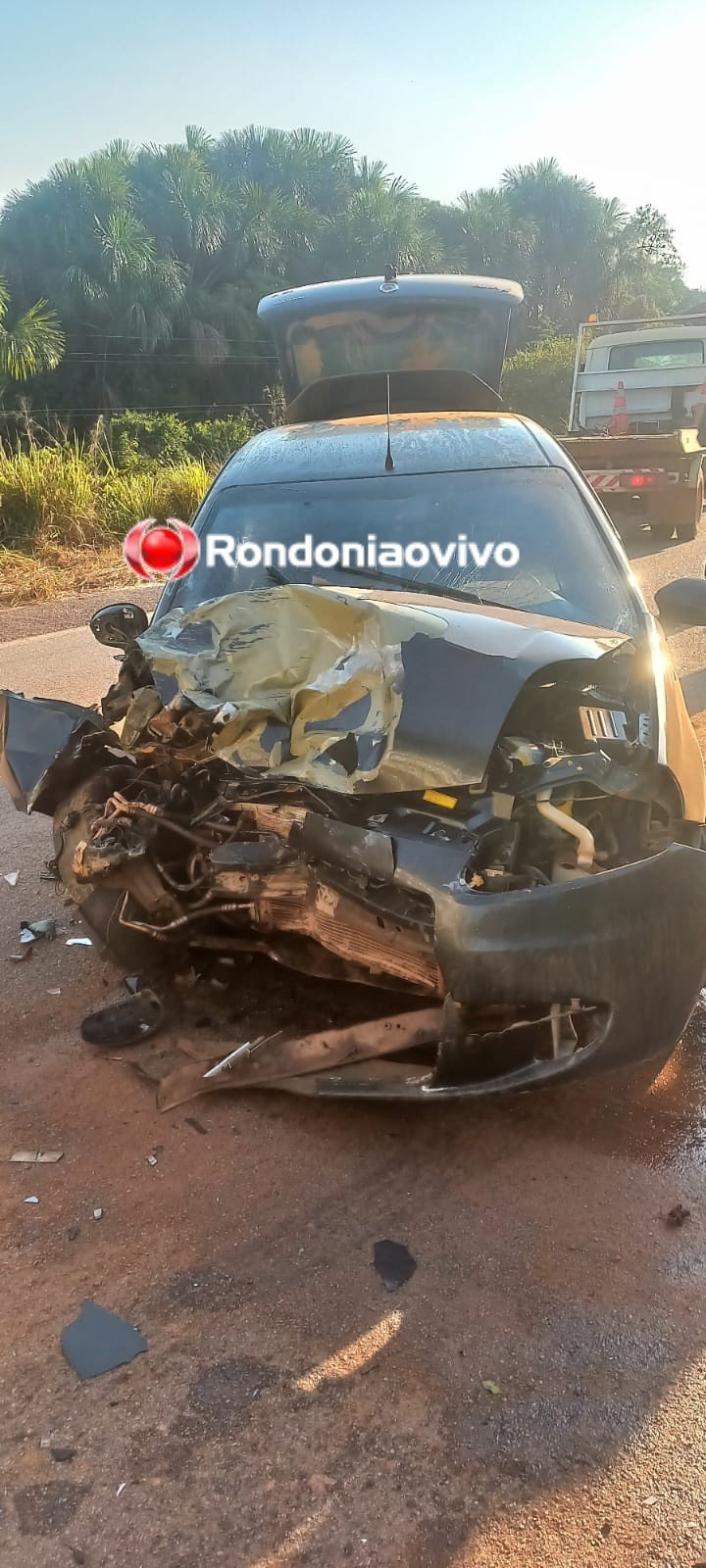 NA BR-364: Colisão frontal matou sargento da PM a caminho do trabalho 