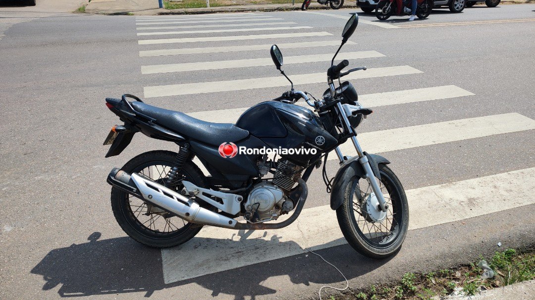 VÍDEO: Mulher em moto fica ferida após batida contra carro na 'Duque'