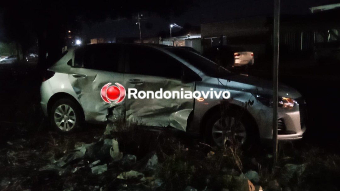 FICOU FERIDO: Motorista de aplicativo avança preferencial e provoca forte colisão 