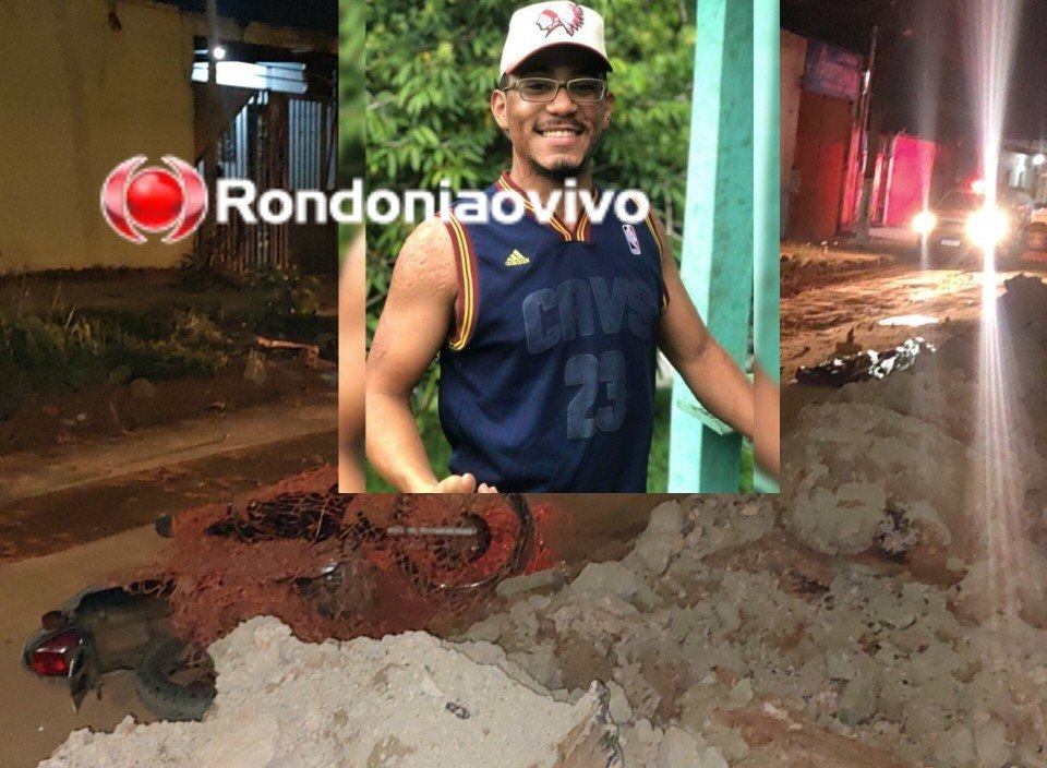 TRÁGICO: Motociclista morre após passar direto em trecho de obras na Mamoré