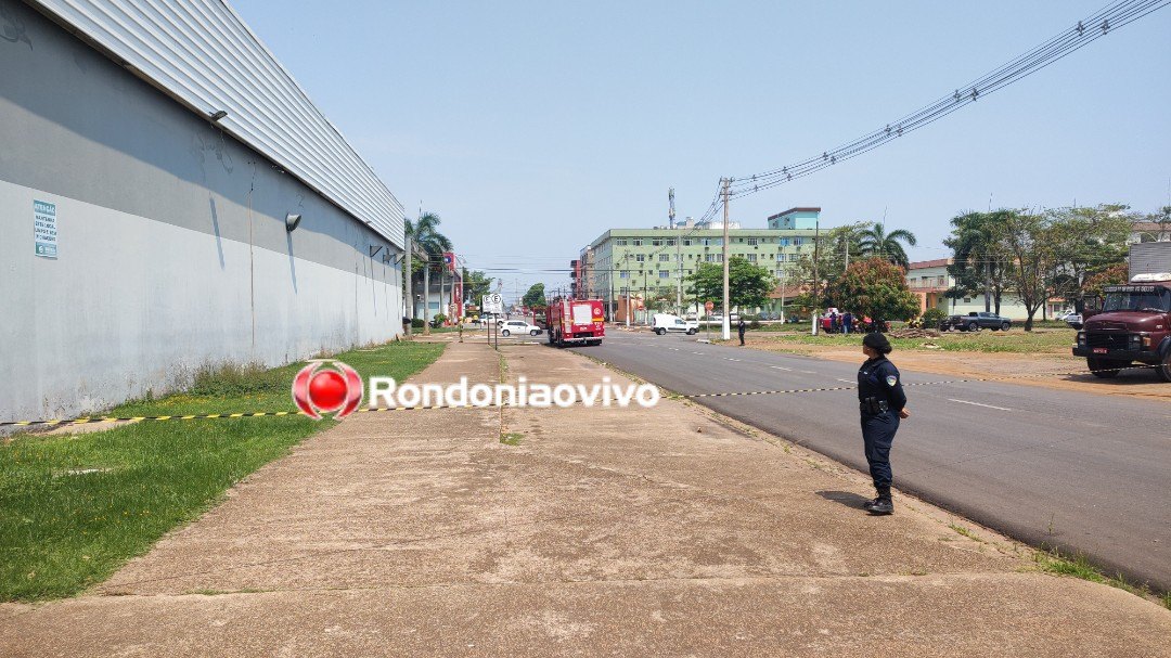 URGENTE: Princípio de incêndio em supermercado gera pânico