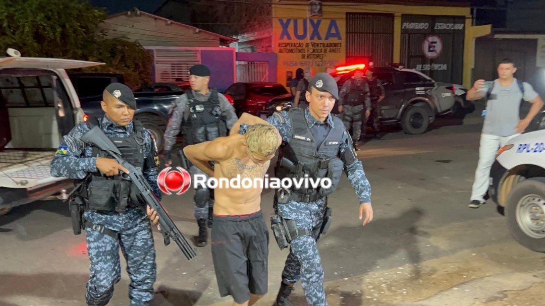 ALTA PERICULOSIDADE: Foragido vulgo 'Meio Quilo' é preso no condomínio Morar Melhor 