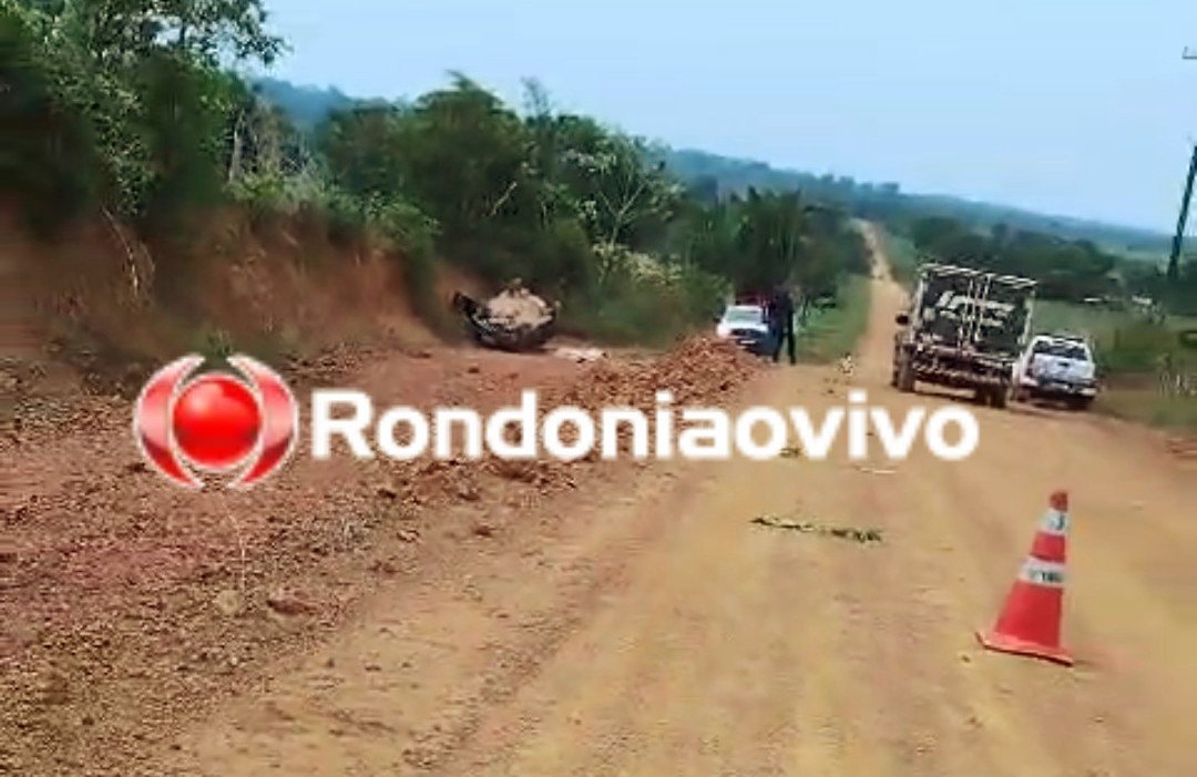 TRÁGICO: Vigilante morre após capotamento de Gol e dois ficam feridos 