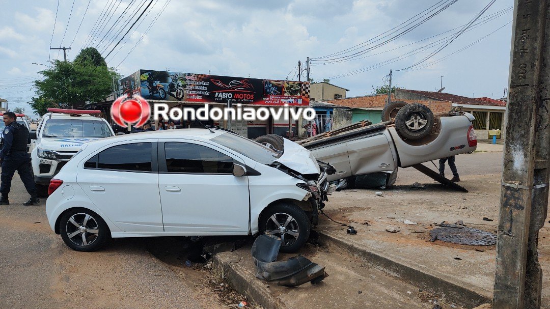 VÍDEO: Ranger capota após grave acidente na zona Sul