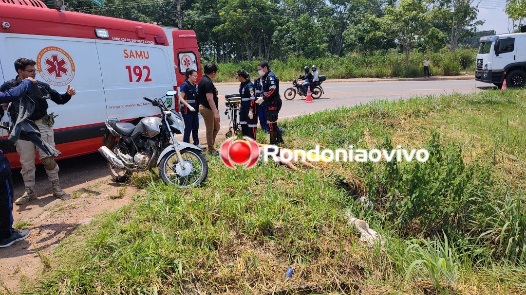 VÍDEO: Mulher fica gravemente ferida em acidente na BR-364