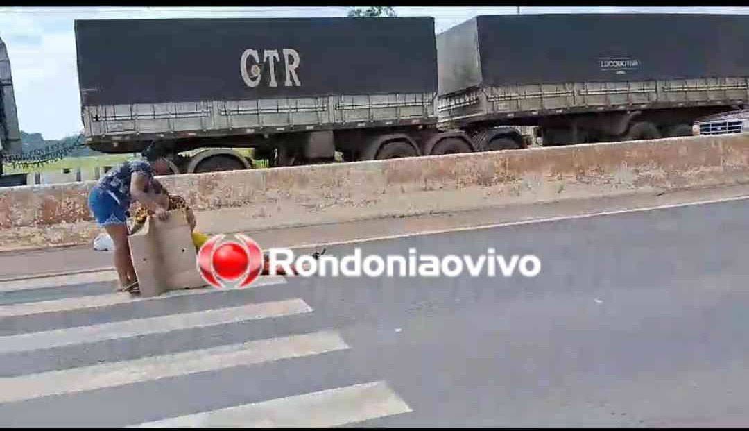 URGENTE: Casal tem pernas dilaceradas em gravíssimo acidente na BR-364