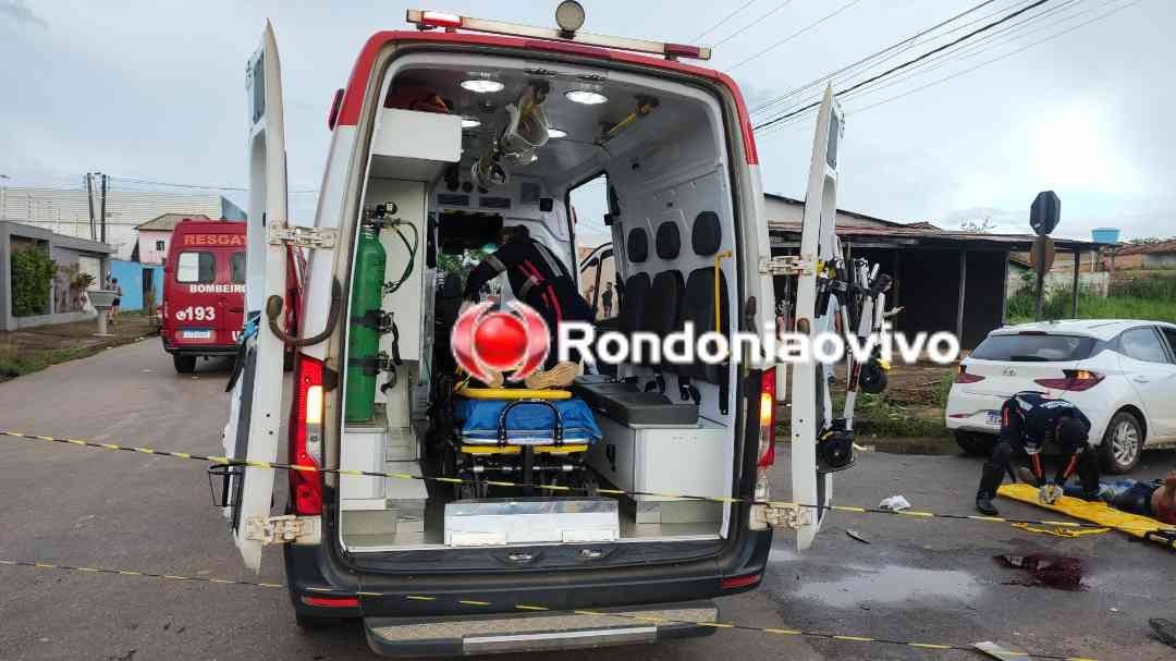 NO IGARAPÉ: Motorista de HB20 avança preferencial e causa grave acidente com casal e motoboy 