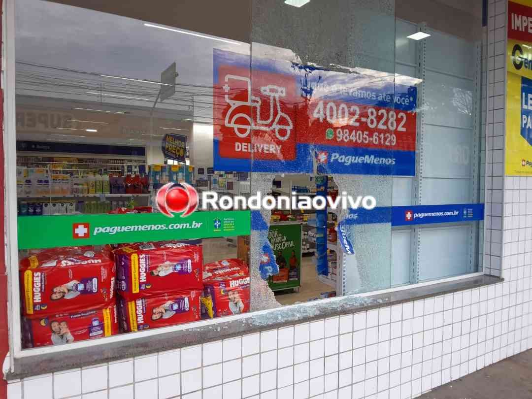 FURTO: Farmácia é alvo da criminalidade durante a madrugada na 7 de Setembro 