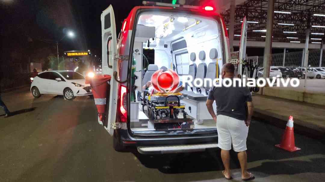 VÍDEO: Adolescente e motociclista ficam gravemente feridos em acidente na frente do IG