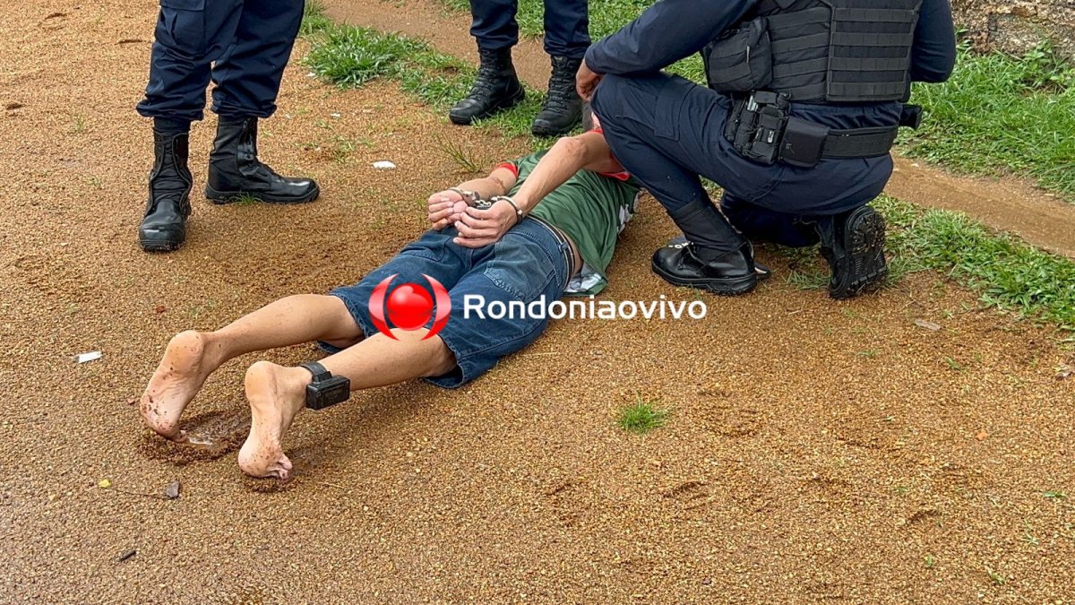 URGENTE: Polícia prende apenado acusado de atirar na vizinha