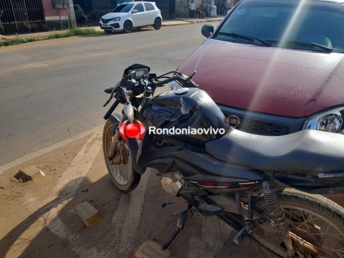 NA CALAMA: Vídeo registra grave acidente que deixou ocupantes de moto feridos 