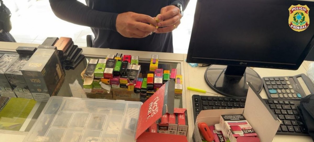 CIGARRO ELETRÔNICO:  Empresários são alvos de operação da PF por contrabando de Vape