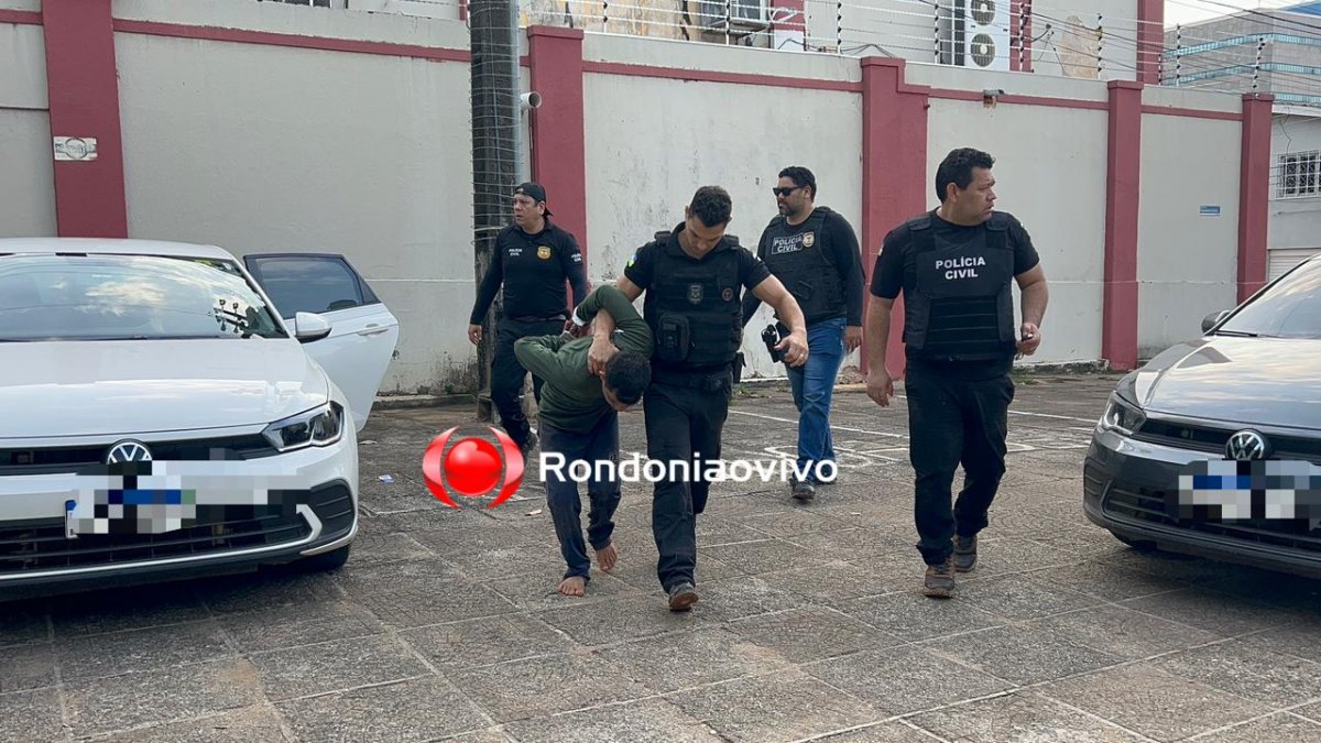 VÍDEO: DHPP prende acusado de matar mulher e amante dela; Homem foi carbonizado