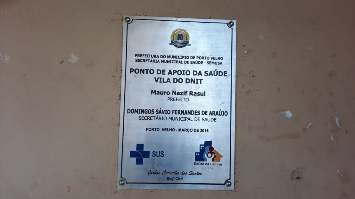 UNIDADE: Ponto de apoio da saúde Vila DNIT recebe visita do vereador Raí Ferreira