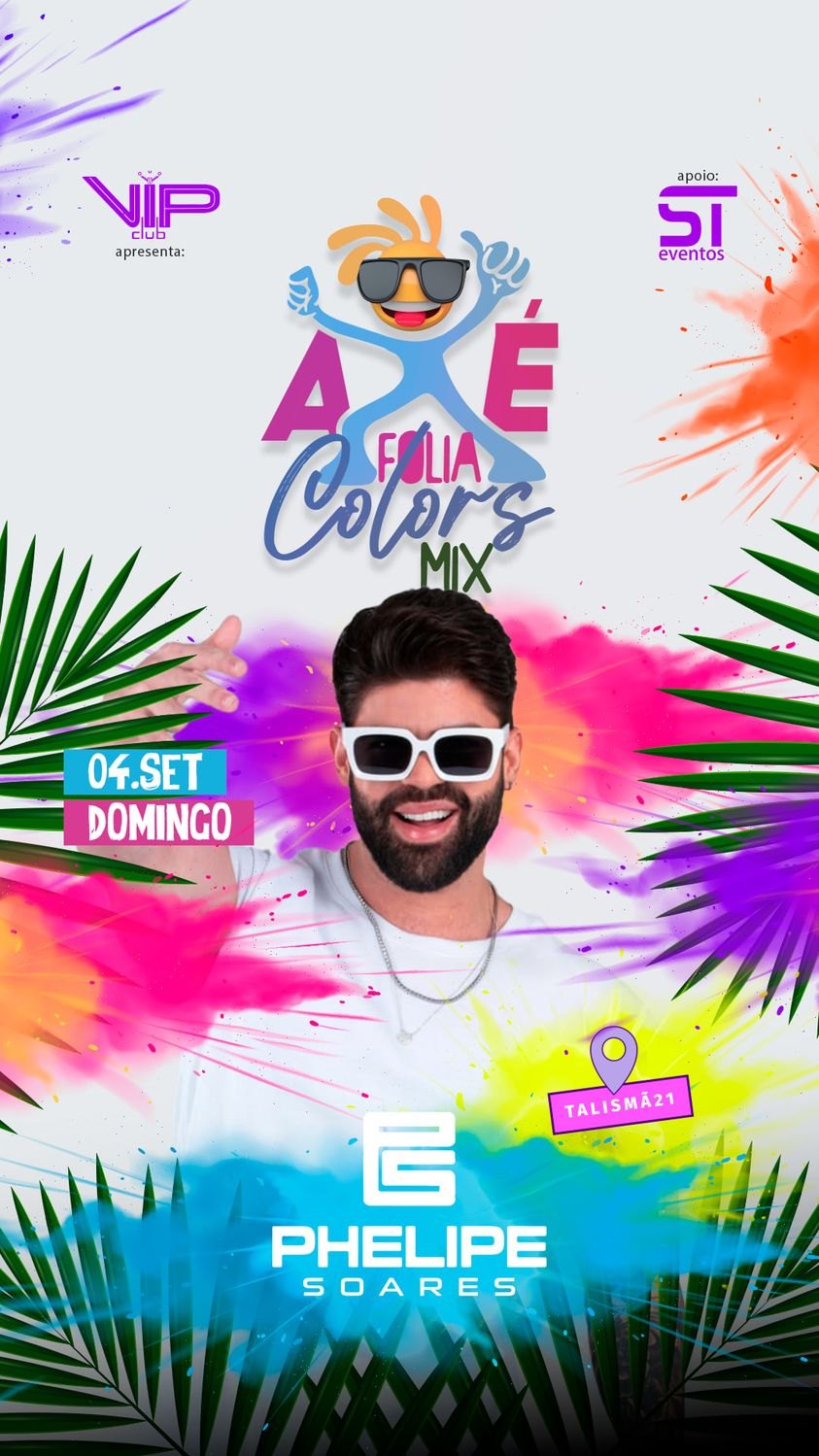  Axé Folia Mix Colors: Confira os sorteados para a festa mais colorida da cidade