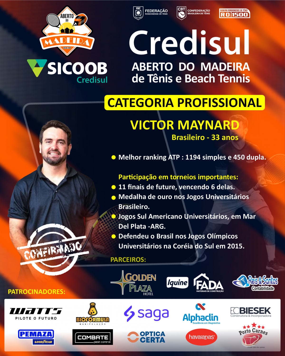 TÊNIS CLUBE: Credisul Aberto do Madeira começa nesta segunda-feira (04)