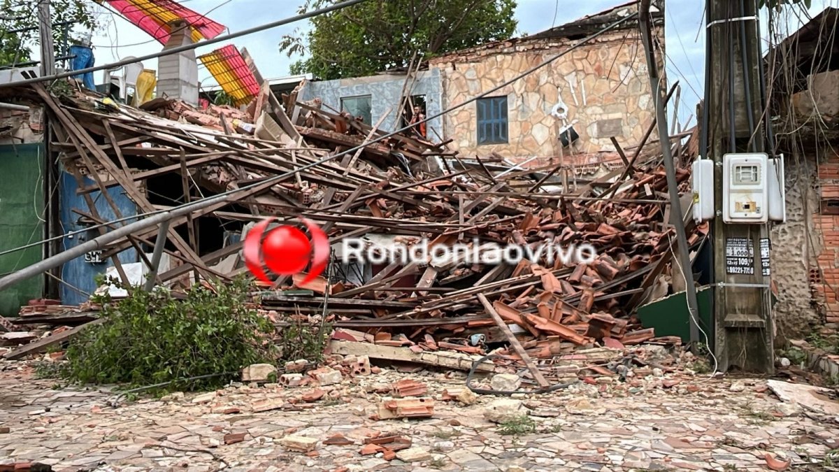 DESMORONOU: Residência desaba em Porto Velho e Bombeiros são acionados 