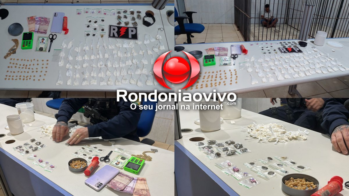 VÍDEOS: Equipe do sgt Machado prende 'Pose do CV' com LSD, haxixe e cocaína