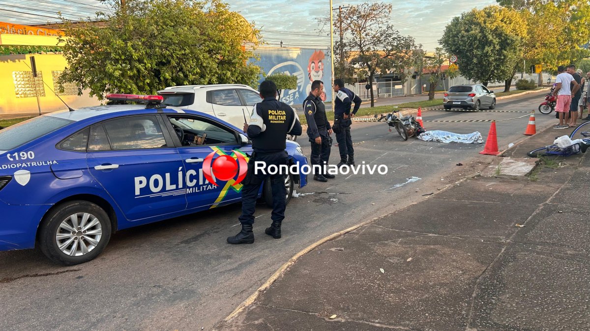 VÍDEO: Jovem cabeleireira morre após grave acidente entre moto e bicicleta