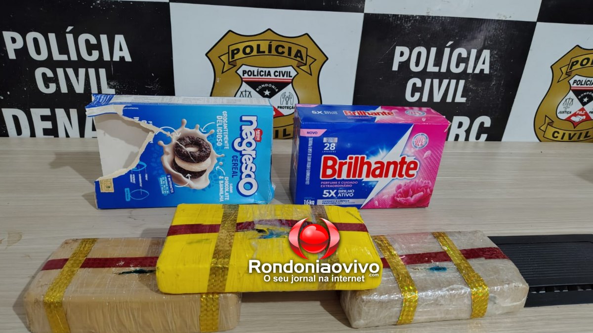 VÍDEO: Drogas são apreendidas em pacote de biscoito Negresco e caixa de sabão Brilhante