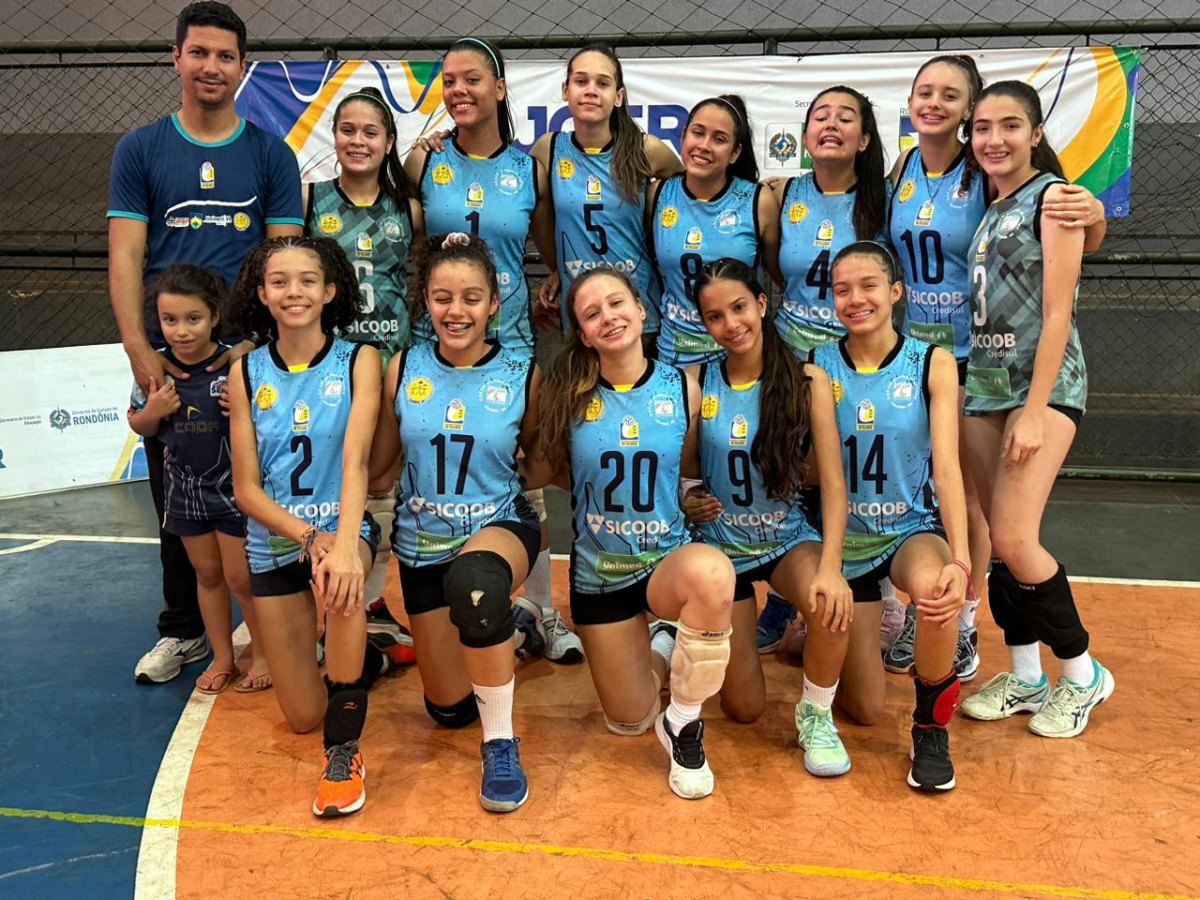 VILHENA: Voleibol escolar conquista duas vagas para fase nacional dos jogos